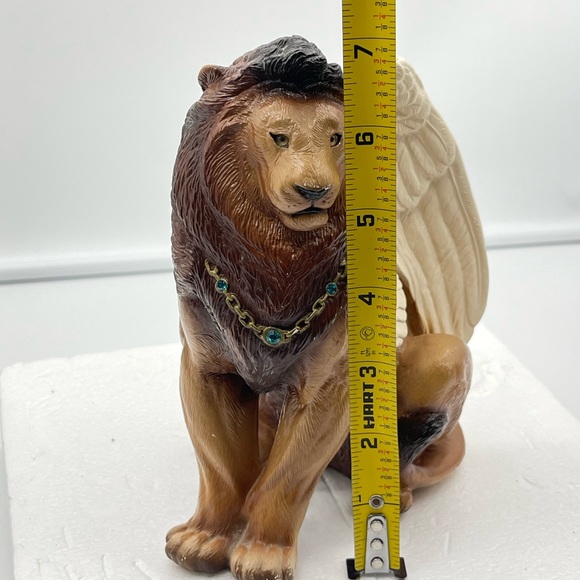 Windstone Editions: “Flion” Fantasy Winged Lion: Peña 1989 Handcrafted / Painted - Picture 14 of 14